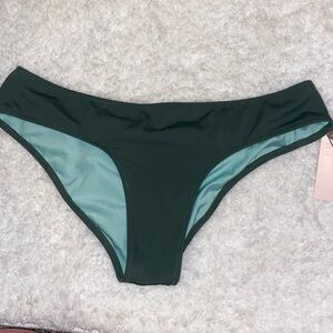 Victoria Secret Green/teal bikini bottoms